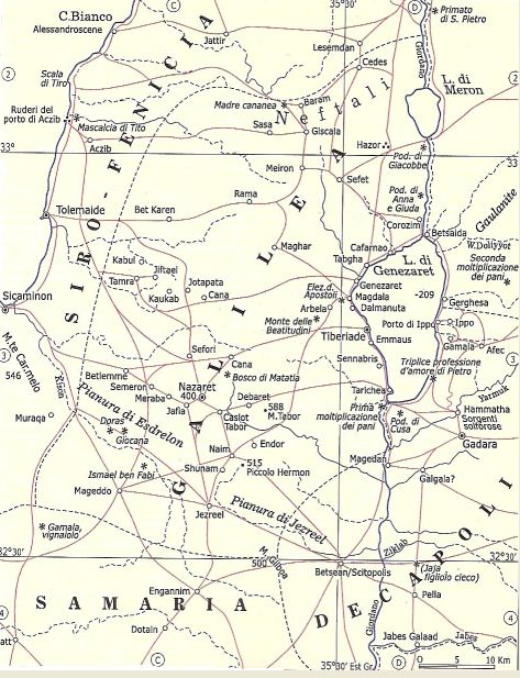 Mappa Galilea